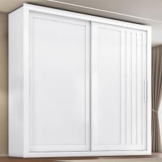 Guarda Roupa Casal 2 Portas de Correr 4 Gavetas Premier Zanzini