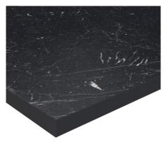 Tampo 100% MDF para Balcão de Pia 120 cm Nero Marquina Madesa, Nero Ma