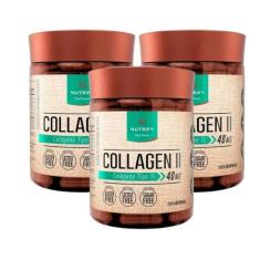 Colágeno Tipo 2 Uc 2 60 Cápsulas Nutrify Kit 06 Meses, Sem sabor