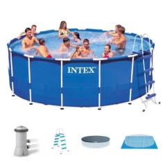 Kit Completo Piscina Intex 16.805 Litros Estrutural Armação, 220