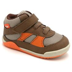 Tênis Infantil Bebe Menino Botinha Casual Dia a Dia Calce Fácil Kidy 008-0603-Masculino