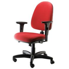 Cadeira Diretor com Back System Linha Confort Plus Vermelho
