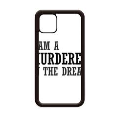 Capa I Am A Murderer in The Dream para iPhone 12 Pro Max para Apple Mini Mobile Case