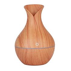 Umidificador Difusor Ultrassónico Aroma Usb Estilo Madeira