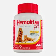 Hemolitan Pet Comprimidos - Frasco Com 30 Compr. - Vetnil
