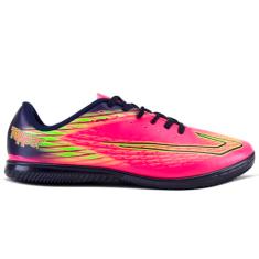 Tênis Futsal Topper Strike Iv Rosa/Azul Marinho/vd