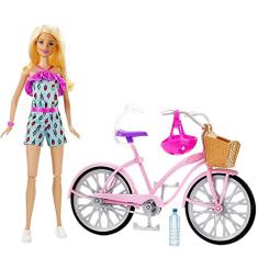 Barbie Boneca e Bicicleta Mattel