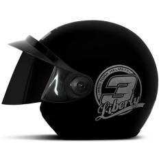 Capacete Aberto Masculino/Feminino Pro Tork Liberty Three 3 com viseir
