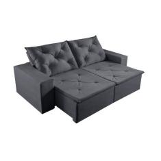 Sofá 2 Lugares Retrátil e Reclinável Martins M-181 Veludo - Martins Es