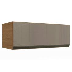 Armário Aéreo Cozinha Modulado Maxxi G770 c/ 1 Porta Basculante c/ Vidro 80cm Canela - Kappesberg