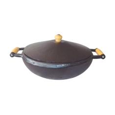 Panela Ferro Fundido Muqueca Pequena 2 Litros 37x28x11,5cm - Rig Fundi