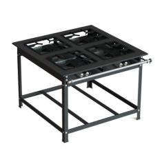 Fogão Industrial 30x30 P7 4 Bocas Alta Pressão - JL Colombo