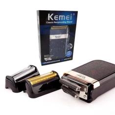Maquina Barbeador Kemei Classic Shaver Km 2024 Bivolt