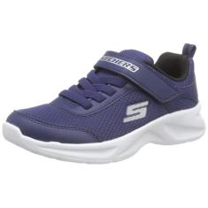 Skechers Tênis infantil unissex Dynamatic, Azul-marinho 1, 17