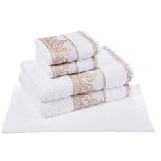 Jogo Toalha De Banho Gigante 5 Pçs Barroca Cavhome