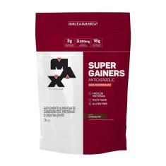Hipercalórico Super Gainers  Refil de 3kg - Max Titanium-Unissex