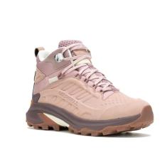 Merrell Moab Speed 2 Tênis feminino de couro impermeável para caminhada, Adobe Rose, 40