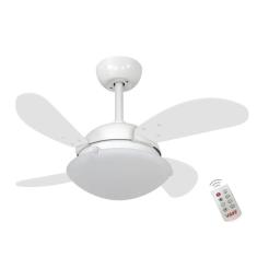 Ventilador Volare Fly Mini Branco 127V E Controle Remoto