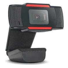 Webcam Full HD 1080P Microfone Redutor Ruído USB Plug Play