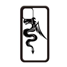 Capa Dragon Animal Art Grain Outline para iPhone 11 Pro Max para Apple Mobile Case