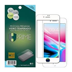 Pelicula de Vidro temperado 9h Hprime ColorGlass 6D para Apple iPhone 7/8 - Branco, Hprime, Película Protetora de Tela para Celular, Transparente
