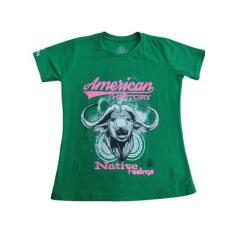 Camiseta Feminina  - Verde Bufalo - Smith Brothers - P