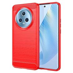 Capa de celular para Honor Magic5, fibra de carbono refinada, anti-queda, anti-impressões digitais, proteção total