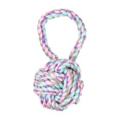 JAMBO PET Brinquedo Bola De Corda Com Alça Divertido Resistente Perfeito Para Morder E Brincar Colorido Para Cães