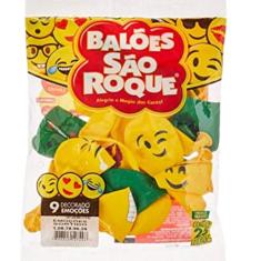 Balão N.090 Emoções Modelos Sortidos - Pacote com 25, São Roque