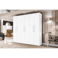 Roupeiro / Armário / Guarda Roupas MALI 06 Portas Com Puxadores em Mad