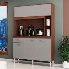 Armário de cozinha marrom off 120cm - Duda