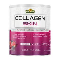 Colágeno Verisol Hidrolisado com Ácido Hialurônico + Luteína + Silício Orgânico - Collagen Skin Sunflower