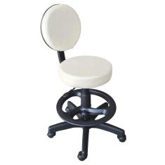 Cadeira Mocho Giratório COM ARO BRANCO FACTO For-Ty