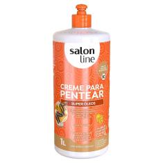 Creme Para Pentear Salon Line Super Óleos 1L