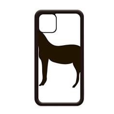 Black Horse Animal Portrayal para iPhone 11 Pro Max Capa para Apple Mobile Case