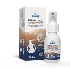 Ferro Folic Suplemento Alimentar Líquido Sublingual 60ml Biocell