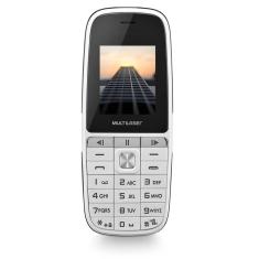 Celular UP Play Dual Chip MP3 com Camera Branco Multilaser P9077