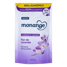 Refil Sabonete Líquido Monange Flor de Lavanda 400ml