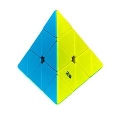 Cubo Mágico Profissional Pyraminx QiYi Pirâmide sem adesivo