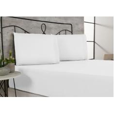 Jogo de lençol queen 3 peças 400 fios cama box com acabamento em ponto