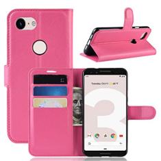 Capa para Google Pixel 3 Lite, carteira flip de couro PU premium com compartimento para cartão, suporte e fecho magnético [capa interior à prova de choque de TPU] Compatível com Google Pixel 3 Lite