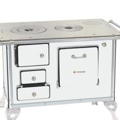 Fogão A Lenha Tradicional Venâncio 01 Branco 1dbr