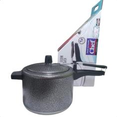 Panela de Pressão Craquelada com Valvula de Segurança de Silicone Bon Chef 4,5 litros