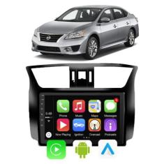 Kit Central Multimidia Android Auto Nissan Sentra 14 15 16 17 18 19 20
