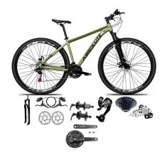 Bicicleta Aro 29 Absolute Nero 5 Câmbios 27v Shimano Altus Freios Hidráulicos - Oliva Tam.19