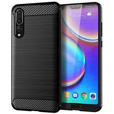 Capa para Huawei P20 Plus, sensação macia, proteção total, anti-arranhões e impressões digitais + capa de celular resistente a arranhões para Huawei P20 Plus