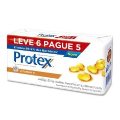 Sabonete Protex Vitamina E 85g cada Leve 6 Pague 5