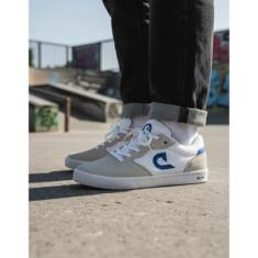 Tênis Dual Footwear Expresso Unissex - Branco/Azul-Unissex