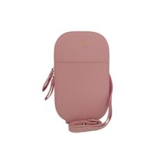 Bolsa carteira feminina transversal porta celular - Flamingo, Rosa, P