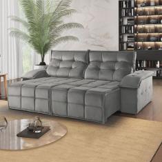 Sofá Retrátil e Reclinável 230cm 4 Lugares M122